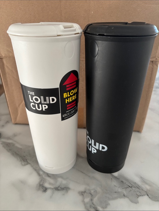 The loud cup Other - The loud cup Travel Tumbler - Black and White Set